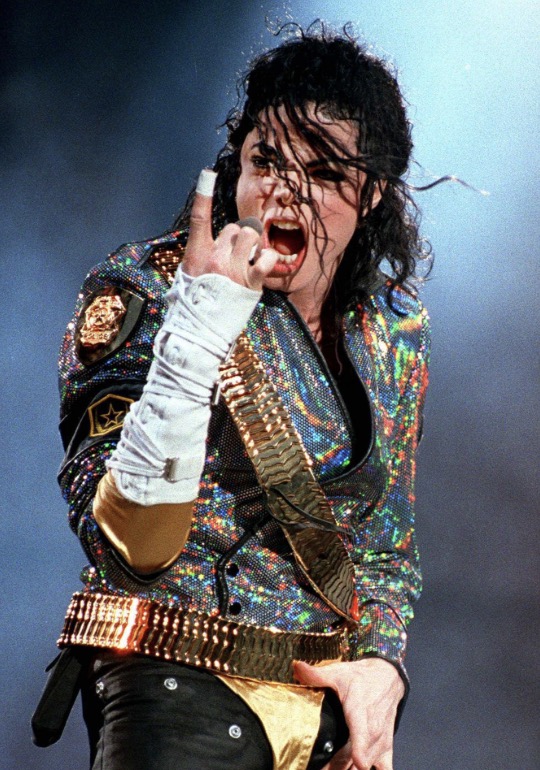 Imagen de la interpretación de Michael Jackson