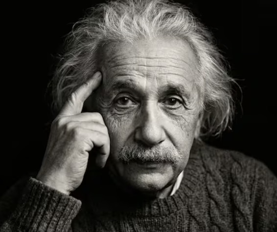 Imagen de la interpretación de Albert Einstein