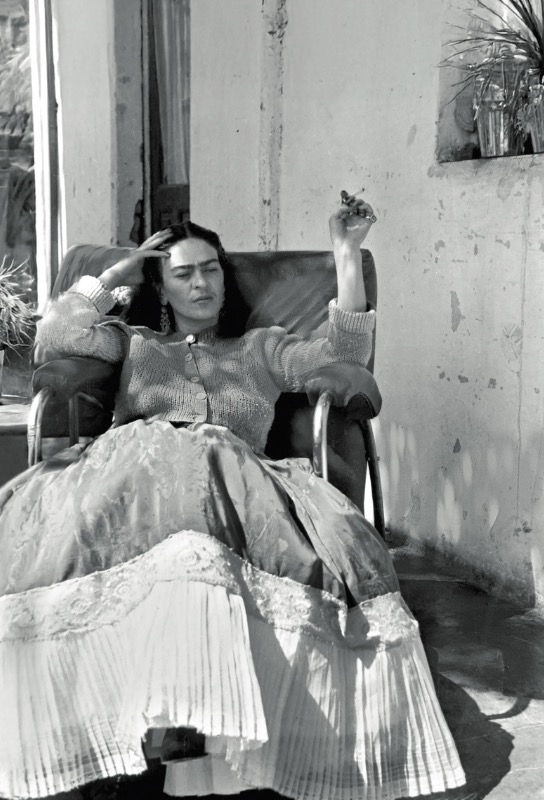 Imagen de la interpretación de Frida Kahlo